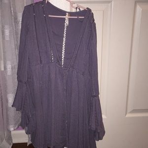 Free people Purple shirt/dress